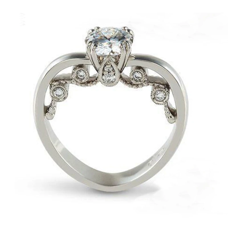 European Unique Heart Shape Princess Rings for Women Party Jewelry Trendy Four-claw Inlaid Zircon Wedding Engagement Rings Anel
European Unique Heart Shape Princess Rings for Women Party Jewelry Trendy Four-claw Inlaid Zircon Wedding Engagement Rings Anel