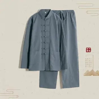 Autumn Cotton Linen Single Breasted Shirt&pant Chinese Mandarin Collar Tang suit Loose Tai Chi Kung Fu Set Plus Size 3XL 4XL
Autumn Cotton Linen Single Breasted Shirt&pant Chinese Mandarin Collar Tang suit Loose Tai Chi Kung Fu Set Plus Size 3XL 4XL