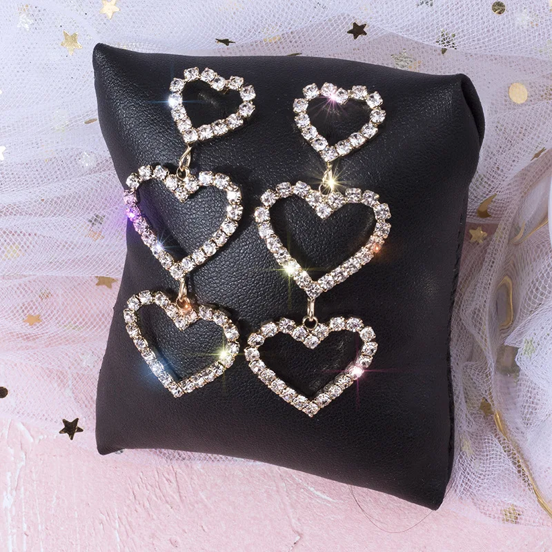 Korean Statement 3 Layers Heart Long Earrings For Women Sweet Accessories 2020 Trendy Jewelry Party Bijoux All Match Earing
Korean Statement 3 Layers Heart Long Earrings For Women Sweet Accessories 2020 Trendy Jewelry Party Bijoux All Match Earing