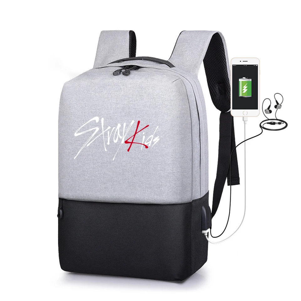 2018 Stray Kids Multifunction USB Charging Men Laptop Backpacks Kpop Mochila Leisure Travel Anti-Theft backpack
2018 Stray Kids Multifunction USB Charging Men Laptop Backpacks Kpop Mochila Leisure Travel Anti-Theft backpack