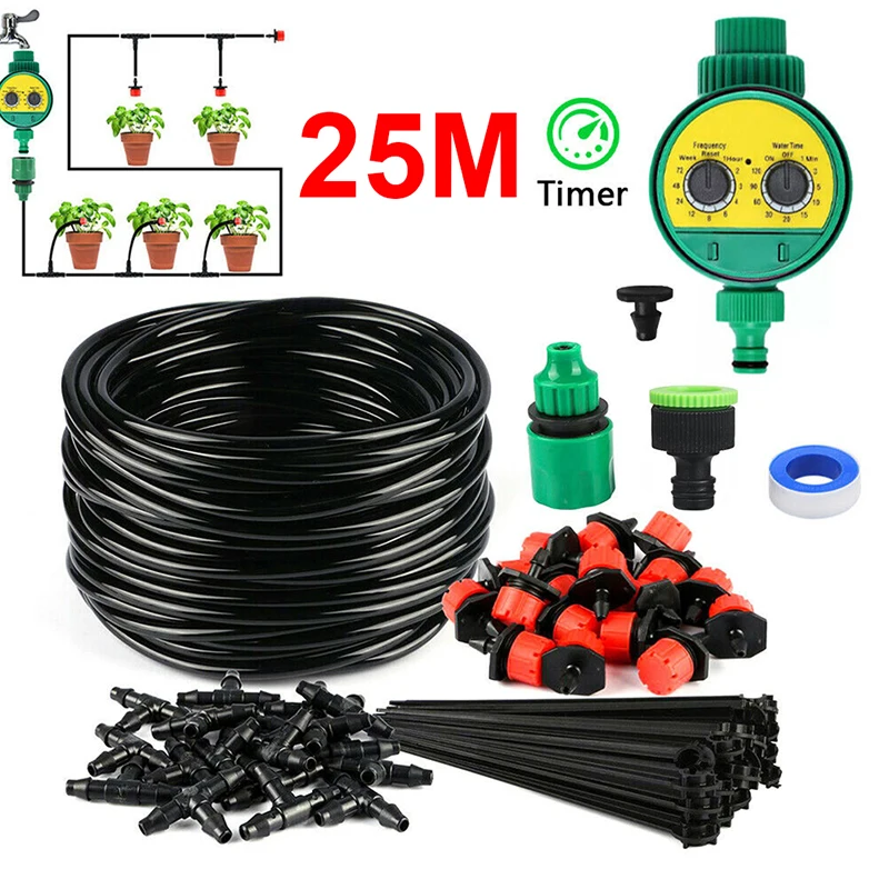 New Automatic Plant Outdoor Garden Water Intelligent Irrigation Kit Set Tools Micro Drip Watering System Agricultural Production
New Automatic Plant Outdoor Garden Water Intelligent Irrigation Kit Set Tools Micro Drip Watering System Agricultural Production