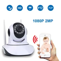 HD 1080P 2MP Home Security IP Camera Wireless Samrt Mini PTZ Audio Video Camara Nanny CCTV Wifi Night Vision IR Baby Monitor image