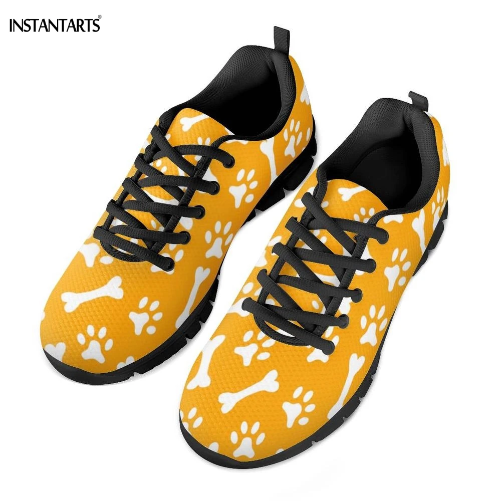 INSTANTARTS Breathable Women's Gym Sports Shoes Paw and Bone Orange Lace Up Sneakers Female Summer Outdoor Running Shoes Light
INSTANTARTS Breathable Women's Gym Sports Shoes Paw and Bone Orange Lace Up Sneakers Female Summer Outdoor Running Shoes Light