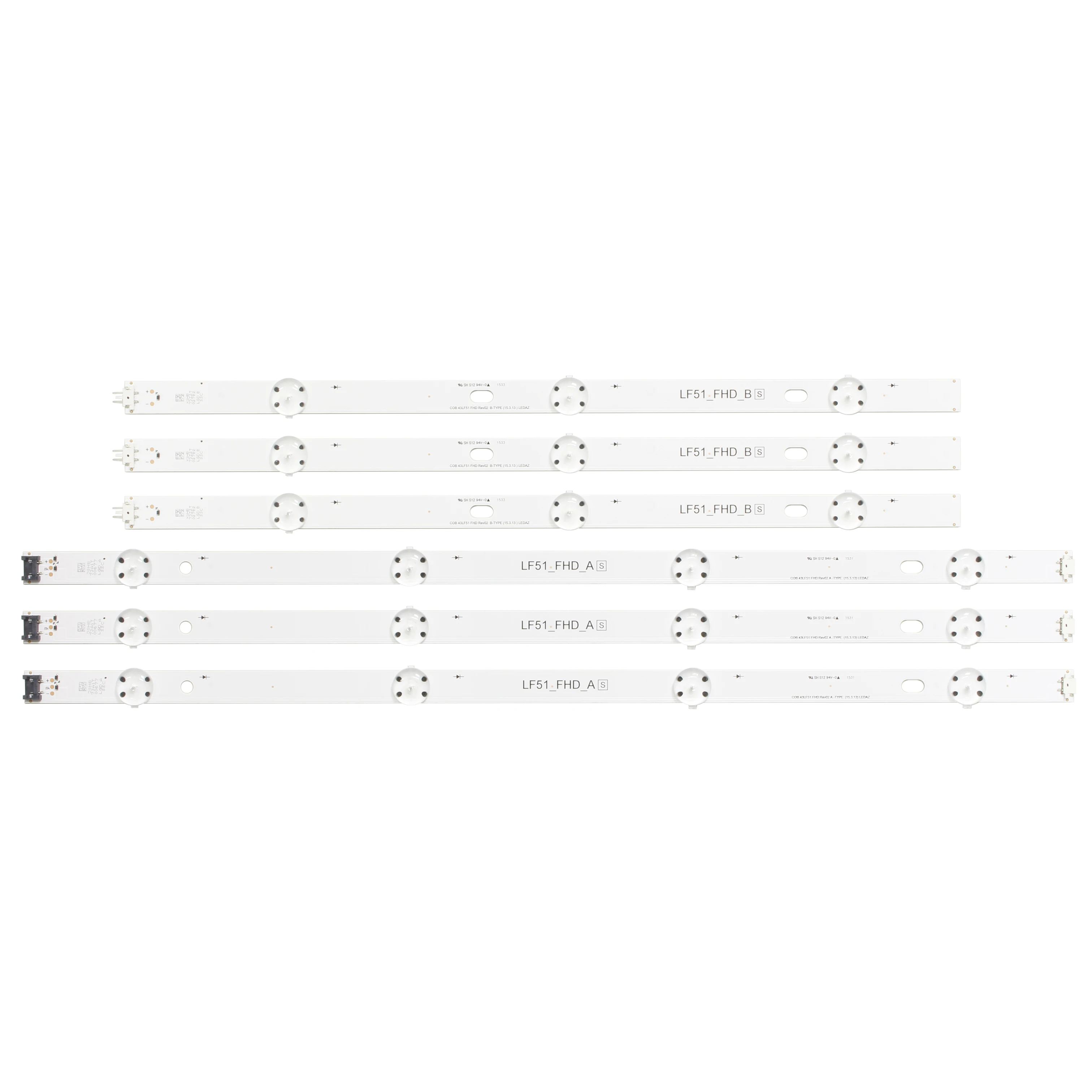 862 мм 7 светодиодный s новый оригинальный LF51-FHD-A LF51-FHD-B полосы для LG 43 "ТВ 43LX300C-CA