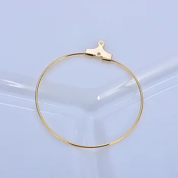 35mm Korean Big Circle Hoop Earring Findings Quality 24K Gold Color Brass Metal for DIY Women Fashion Tassel Earrings Making
35mm Korean Big Circle Hoop Earring Findings Quality 24K Gold Color Brass Metal for DIY Women Fashion Tassel Earrings Making