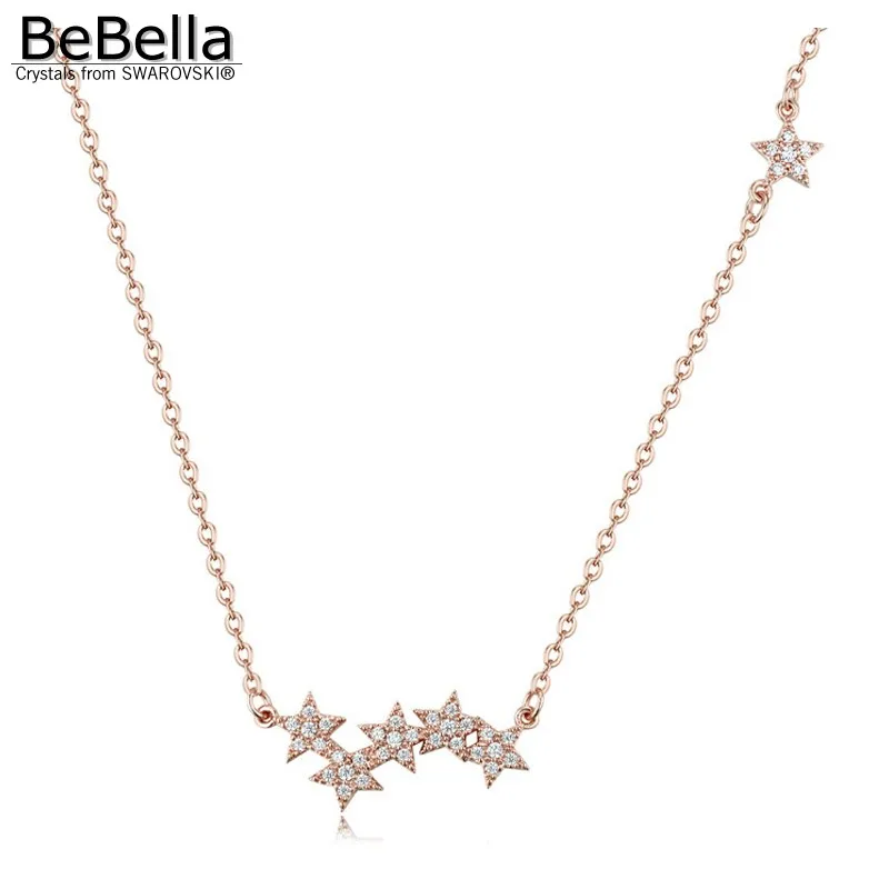 BeBella Gold Color Plated Stars Pendant Necklace Fashion Jewelry With Cubic Zirconia Stone For Women Fashion Jewelry Gift 2018
BeBella Gold Color Plated Stars Pendant Necklace Fashion Jewelry With Cubic Zirconia Stone For Women Fashion Jewelry Gift 2018