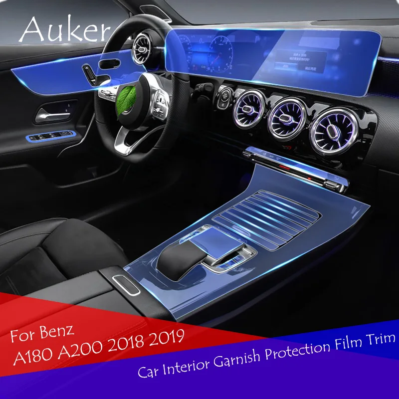 Car Interior Coverage Sticker Bright Repair Membrane Protective TPU Film Styling For Mercedes Benz A180 A200 2018 2019
Car Interior Coverage Sticker Bright Repair Membrane Protective TPU Film Styling For Mercedes Benz A180 A200 2018 2019
