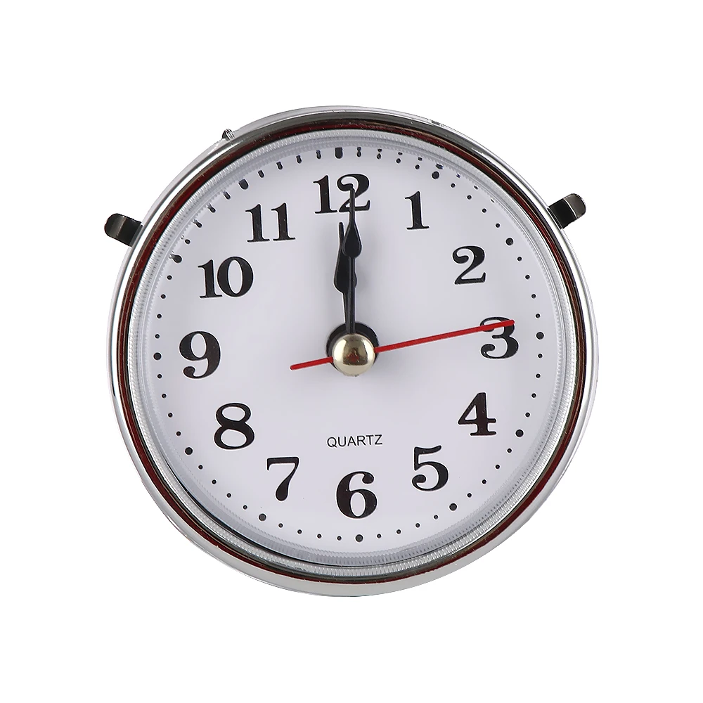 Hot Sale New Classical 2-1/2" (65mm) Clock Quartz Movement Insert Roman Numeral White Face silver Trim DIY Clock Accessories
Hot Sale New Classical 2-1/2" (65mm) Clock Quartz Movement Insert Roman Numeral White Face silver Trim DIY Clock Accessories