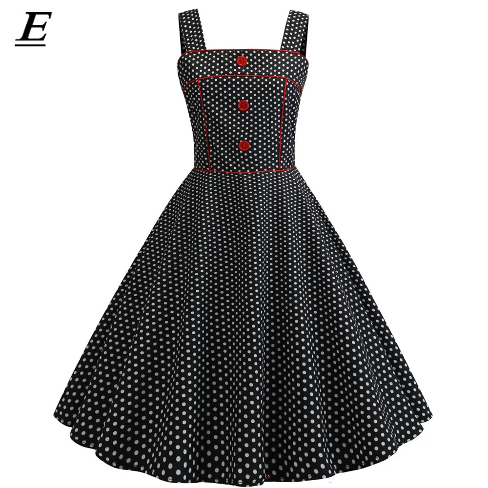 Women Vintage Dress 2019 Robe Summer 1950s 60s Black Polka Dot Party Dresses Casual Vestidos Elegant Rockabilly Pin Up Sundress
Women Vintage Dress 2019 Robe Summer 1950s 60s Black Polka Dot Party Dresses Casual Vestidos Elegant Rockabilly Pin Up Sundress
