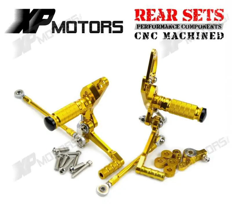 Motorcycle Adjustable Foot Pegs Racing Foot Control Rear Set For Ducati Street Fighter S 1098 2009-2013 Gold Billet Footrests
Motorcycle Adjustable Foot Pegs Racing Foot Control Rear Set For Ducati Street Fighter S 1098 2009-2013 Gold Billet Footrests