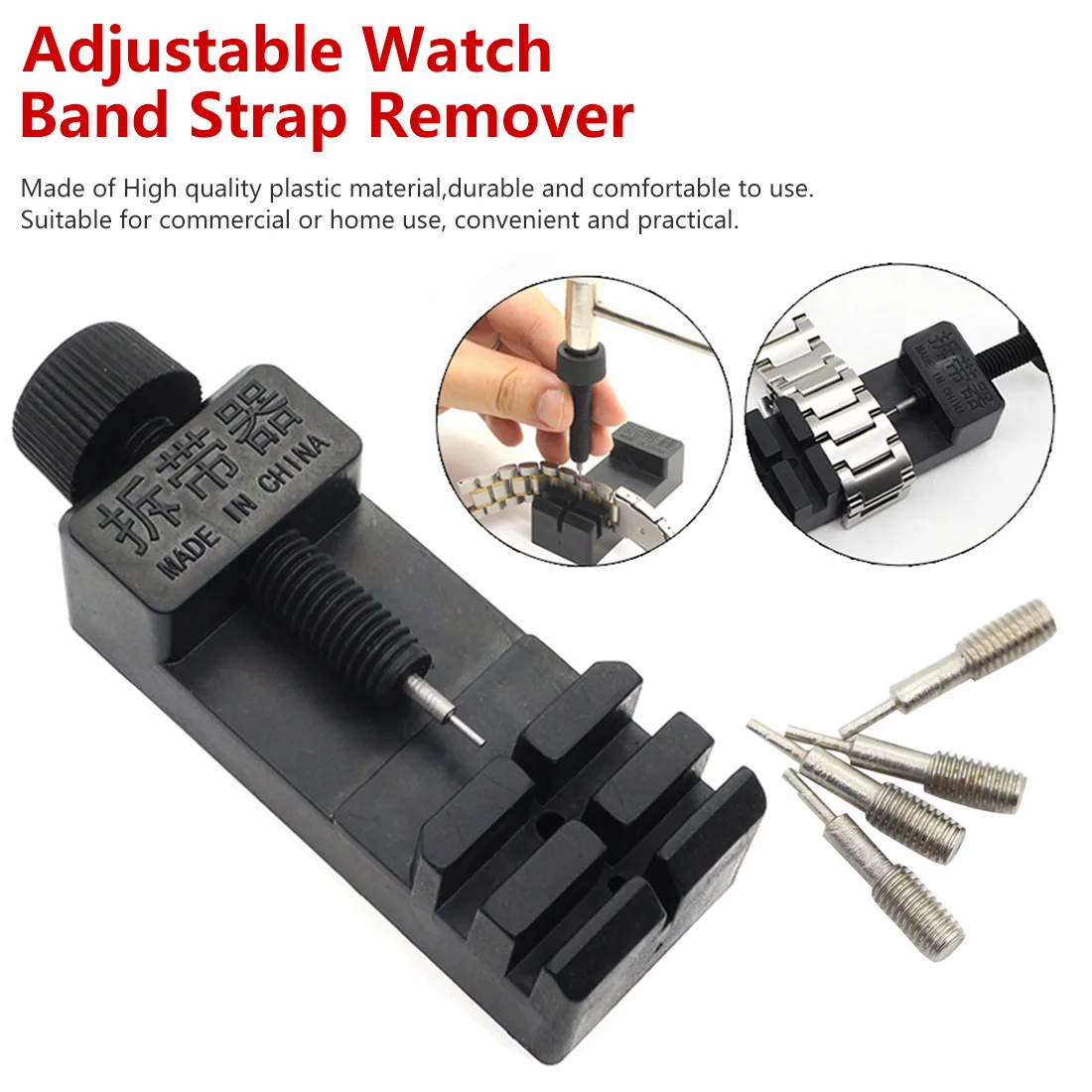 For Men/Women Watch Link Adjust Slit Strap Bracelet Chain Pin Remover Adjuster Repair Tool Kit Watch Band
For Men/Women Watch Link Adjust Slit Strap Bracelet Chain Pin Remover Adjuster Repair Tool Kit Watch Band