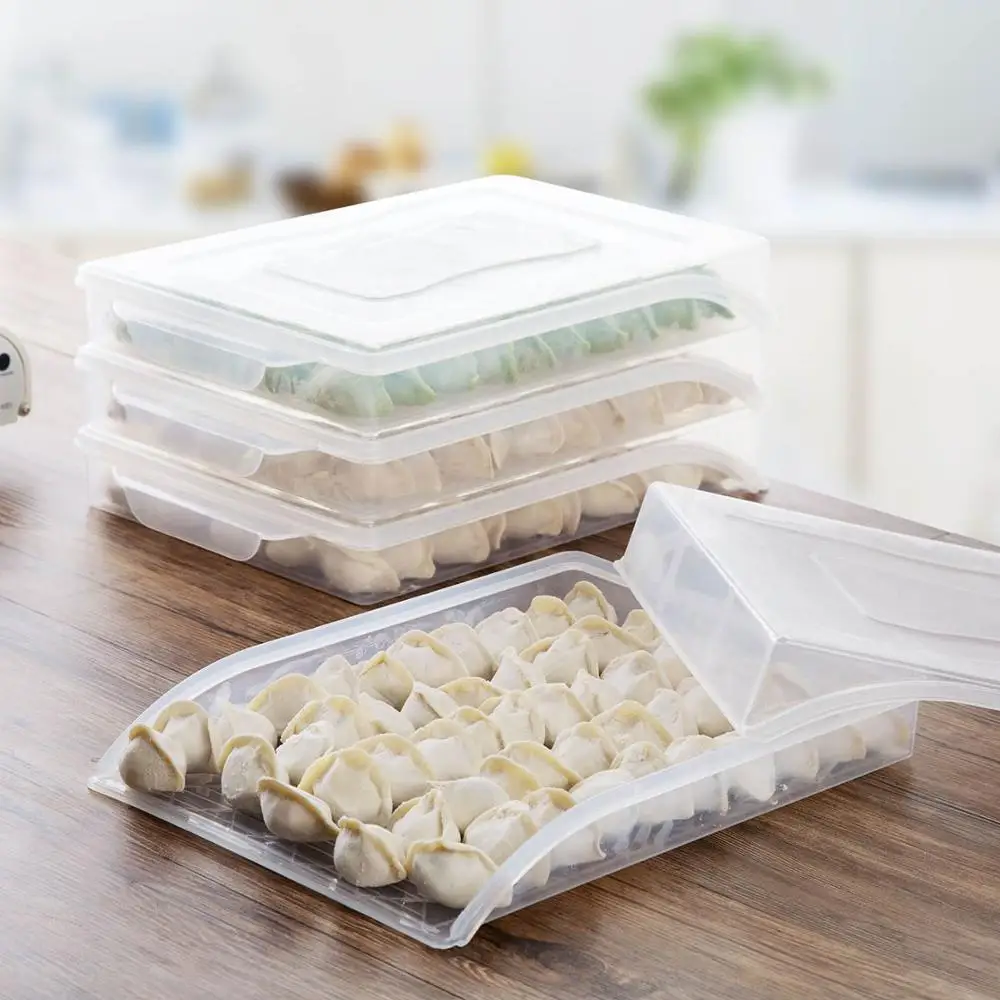 OTHERHOUSE Kitchen Containers Dumplings Storage Containers Box Refrigerator Organizer PP Clear Case with Lid Keep Food Fresh
OTHERHOUSE Kitchen Containers Dumplings Storage Containers Box Refrigerator Organizer PP Clear Case with Lid Keep Food Fresh