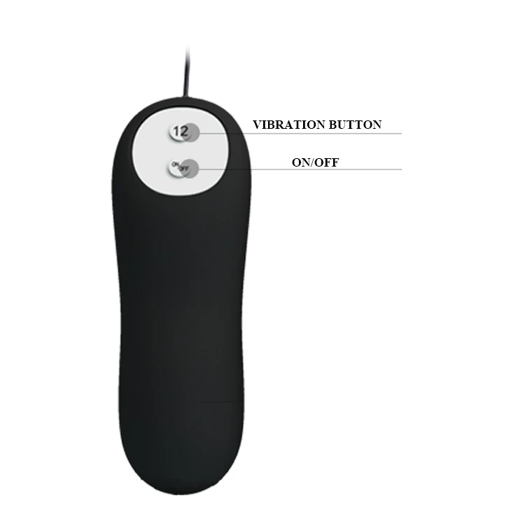 Silicone Anal Plug Sex Toys 12-function Vibrations Anal Bead Waterproof Anal Vibrator Sex Product for Man 12