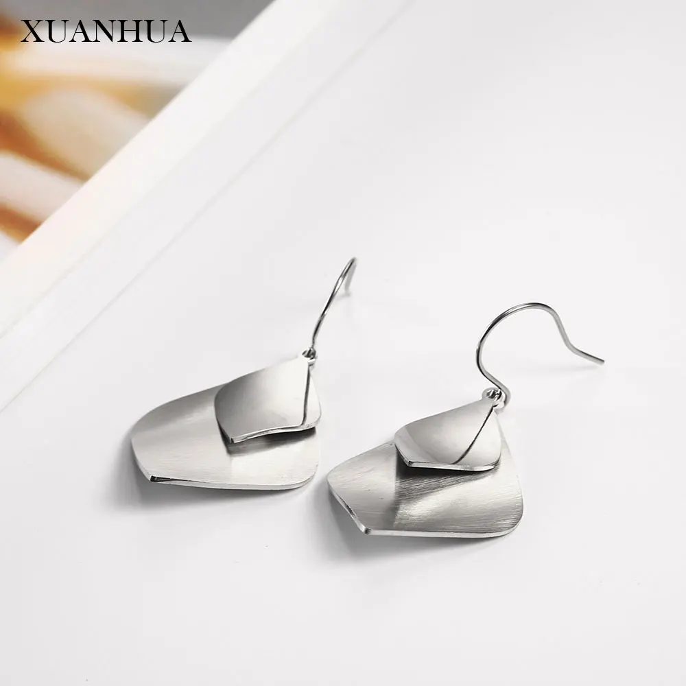 XUANHUA Drop Earrings Stainless Steel Jewelry Woman Charm Earrings For Women Bohemia Gifts on 8 March Wholesale Lots Bulk
XUANHUA Drop Earrings Stainless Steel Jewelry Woman Charm Earrings For Women Bohemia Gifts on 8 March Wholesale Lots Bulk