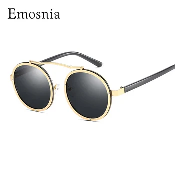 Emosnia Matal Retro Steampunk Sun Glasses Vintage Round Brand Designer Fashion Sunglasses Women Man UV400 Oculos De Sol Feminina
Emosnia Matal Retro Steampunk Sun Glasses Vintage Round Brand Designer Fashion Sunglasses Women Man UV400 Oculos De Sol Feminina