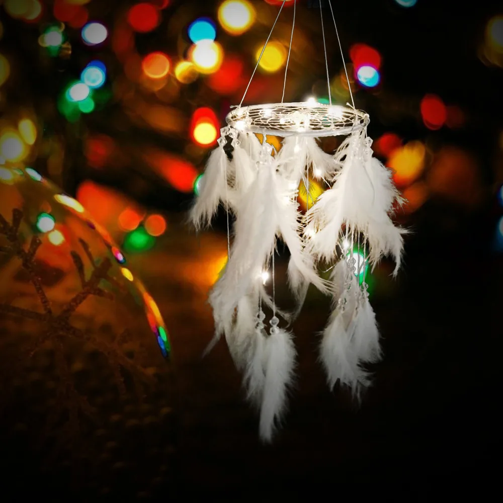 eye-catching ethnic style great visual enjoyment Handmade Dreamcatcher Feathers Night Light Car Wall Hanging Decor Room Home
eye-catching ethnic style great visual enjoyment Handmade Dreamcatcher Feathers Night Light Car Wall Hanging Decor Room Home