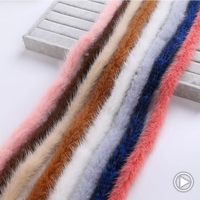 Genuine Mink Fur Trim Brim Clothes Accessories DIY Material Sweater Down Coat Hood Hat Cap of Fur Collar Shoes
Genuine Mink Fur Trim Brim Clothes Accessories DIY Material Sweater Down Coat Hood Hat Cap of Fur Collar Shoes