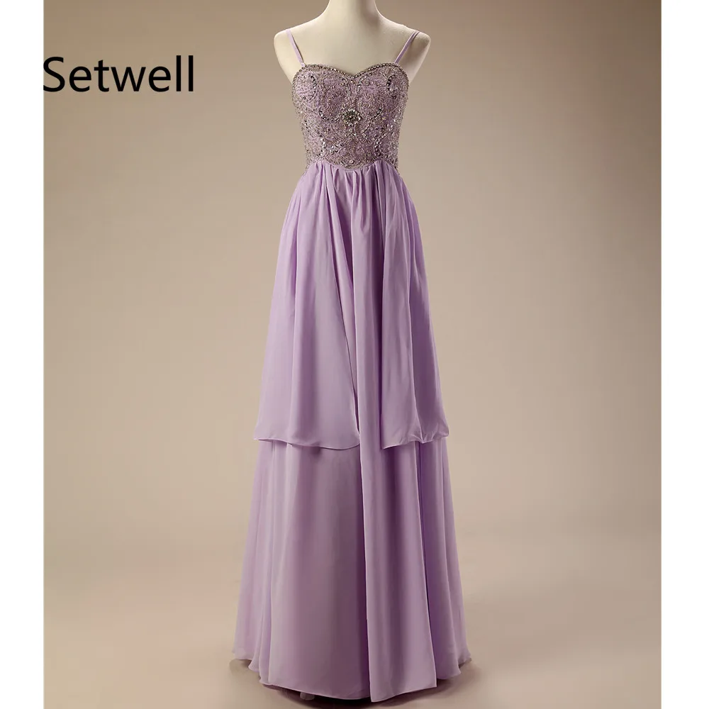 Setwell Sexy Spaghetti Backless Evening Dresses Elegant Lavender Chiffon Evening Gowns 2017 New Hot Crystal Beads Evening Dress
Setwell Sexy Spaghetti Backless Evening Dresses Elegant Lavender Chiffon Evening Gowns 2017 New Hot Crystal Beads Evening Dress