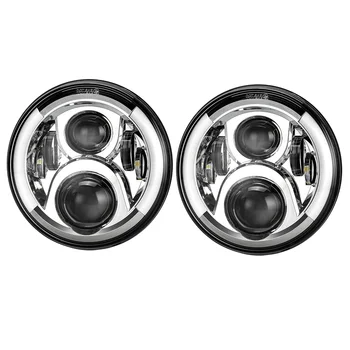 FADUIES Chrome Pair 7inch Round Led Headlight High Low Beam Light H4 Headlamp For Jeep Wrangler Off Road 4x4
FADUIES Chrome Pair 7inch Round Led Headlight High Low Beam Light H4 Headlamp For Jeep Wrangler Off Road 4x4