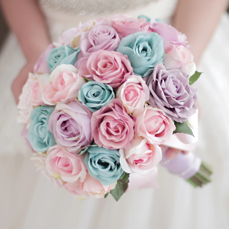 IFFO high-end custom bride hand holding candy color wedding bouquet bride bride bridesmaid bridesmaid wrist light blue DIY decor
IFFO high-end custom bride hand holding candy color wedding bouquet bride bride bridesmaid bridesmaid wrist light blue DIY decor