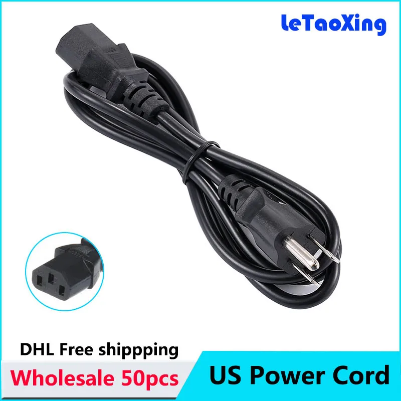 50pcs US AC Power Cord Extension Adapter Cable 1.2m 4FT USA Plug For PC Desktop Monitor Computer Home Appliance Free shipping
50pcs US AC Power Cord Extension Adapter Cable 1.2m 4FT USA Plug For PC Desktop Monitor Computer Home Appliance Free shipping