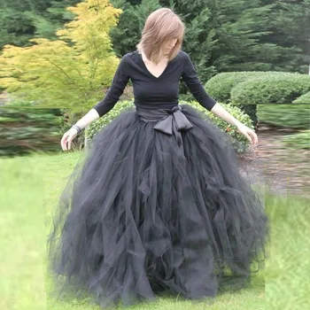 Dark Gray Tulle Ball Gown Women Skirts With Ribbon Sash Floor Length Ruffles Prom Party Skirts
Dark Gray Tulle Ball Gown Women Skirts With Ribbon Sash Floor Length Ruffles Prom Party Skirts