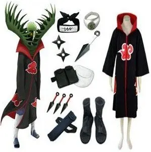 Anime Naruto Cosplay - Apparel Naruto Akatsuki Costume Set Zetsu bundle Big Promotional Package Free Shipping
Anime Naruto Cosplay - Apparel Naruto Akatsuki Costume Set Zetsu bundle Big Promotional Package Free Shipping