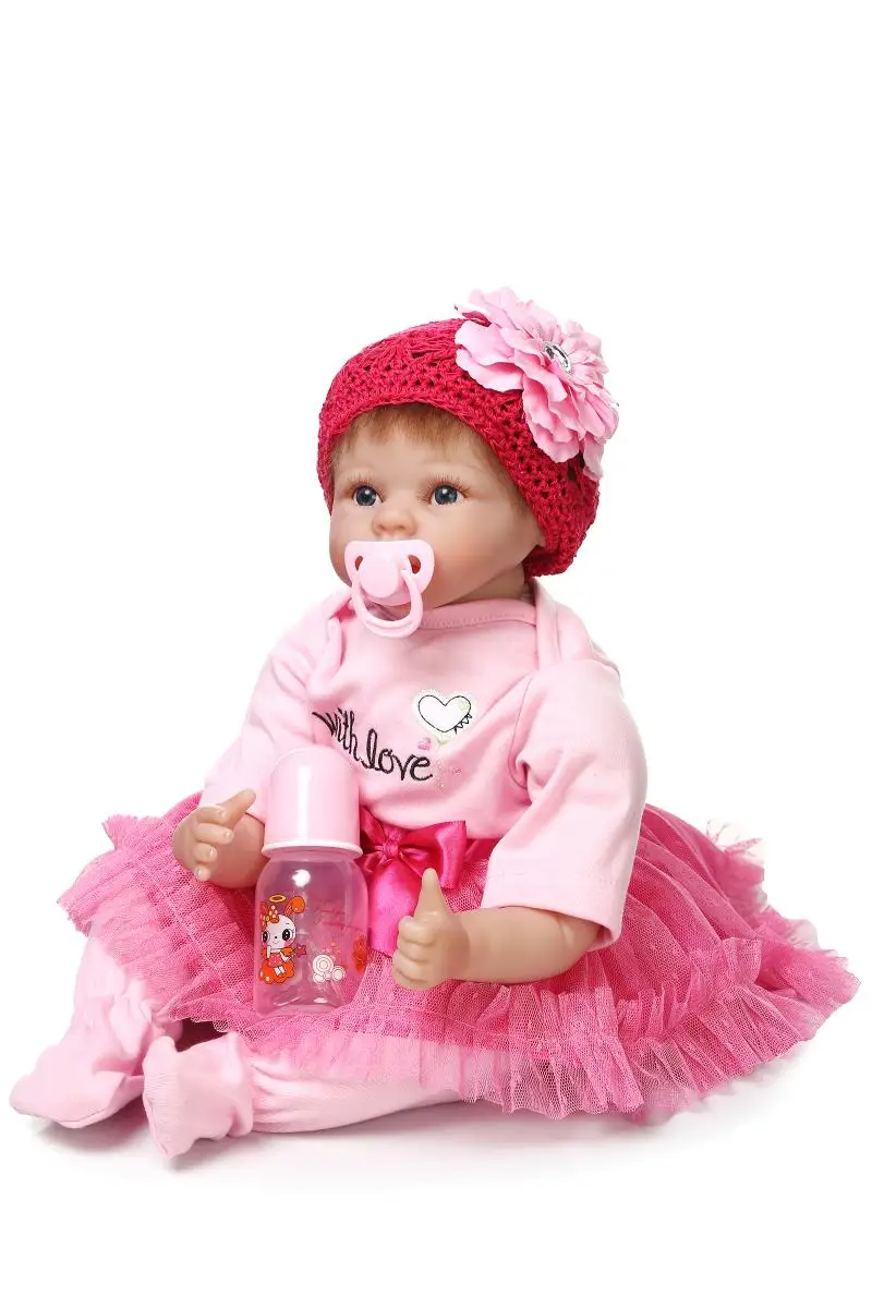 Bebe realistic reborn 22"55cm NPK silicone reborn baby dolls toys for children lovely princess BJD baby alive dolls
Bebe realistic reborn 22"55cm NPK silicone reborn baby dolls toys for children lovely princess BJD baby alive dolls