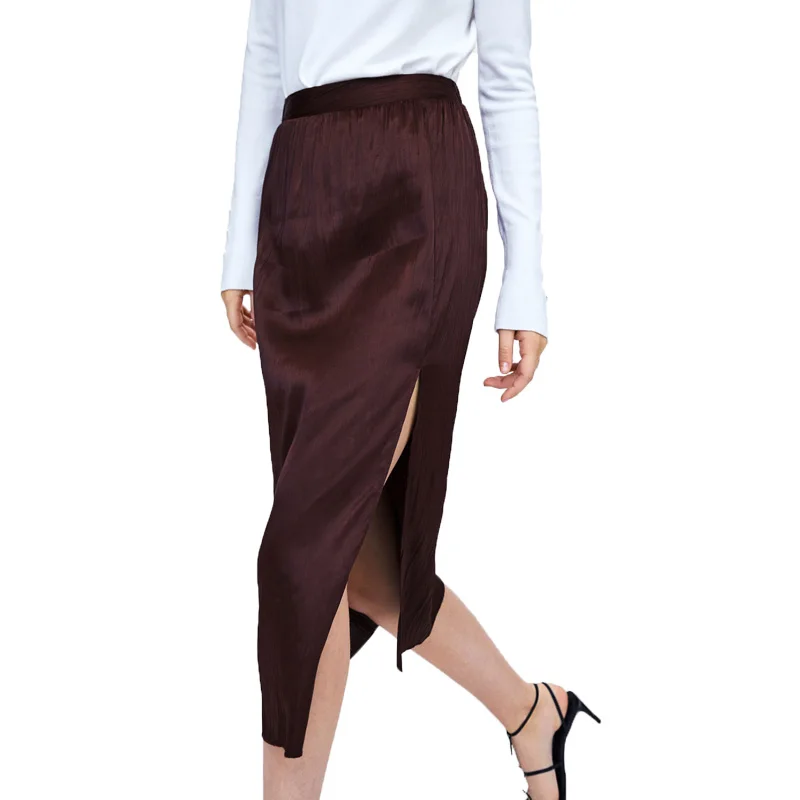 2018 winter skirts womens casual split pleated skirt brown womens clothing high waist skirt loose long skirt
2018 winter skirts womens casual split pleated skirt brown womens clothing high waist skirt loose long skirt