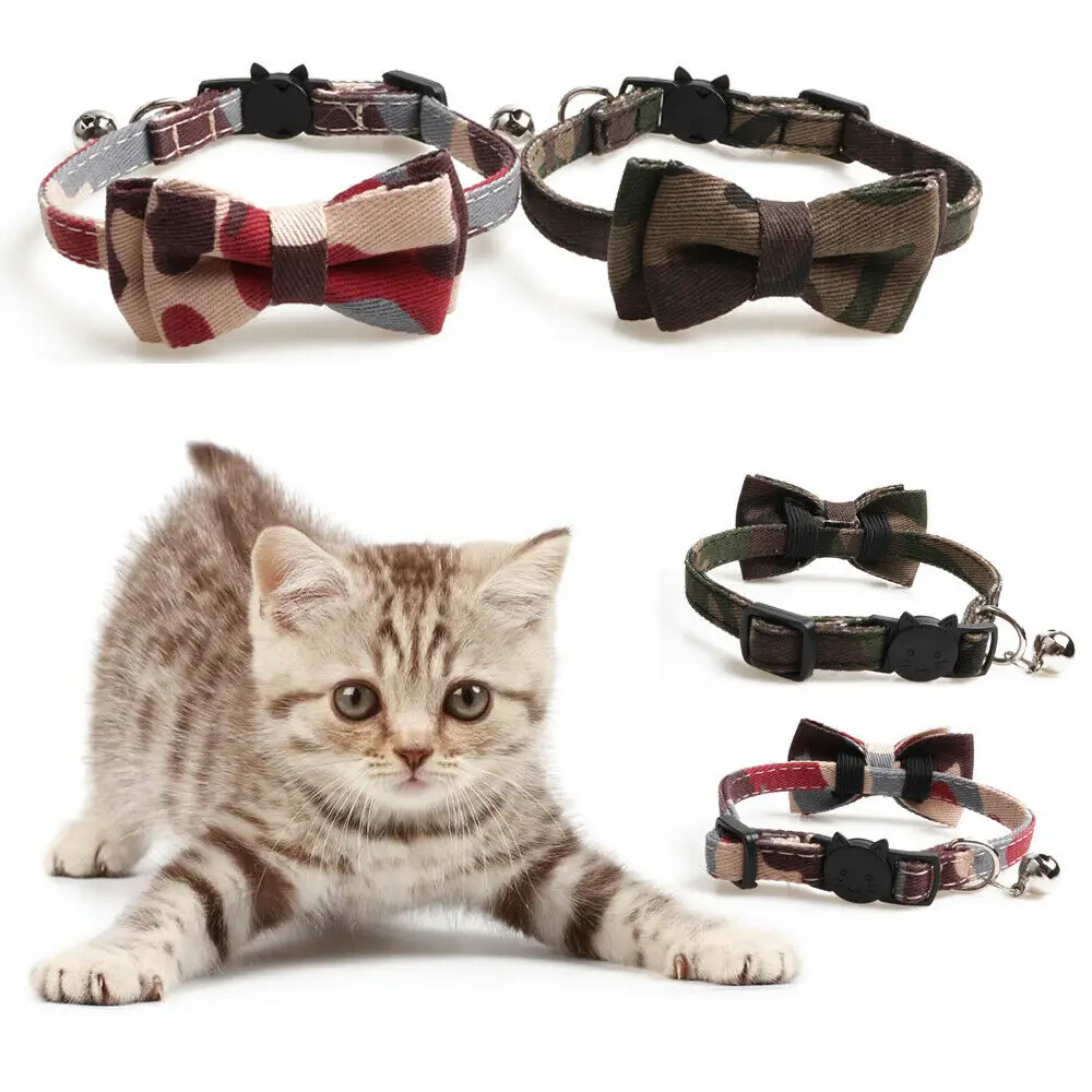 Dog Collar Unique Funky Bow Pet Supply Gift Handmade Pet Adjustable Durable Collar Camouflage For Dogs Cat
Dog Collar Unique Funky Bow Pet Supply Gift Handmade Pet Adjustable Durable Collar Camouflage For Dogs Cat