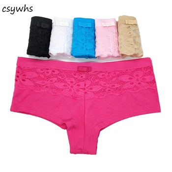 CSYWHS Woman Cotton Panties Sexy Briefs Floral Lace Transparent Underwear Low Waist Ladies Knickers Soft Lingerie 6Pcs/set
CSYWHS Woman Cotton Panties Sexy Briefs Floral Lace Transparent Underwear Low Waist Ladies Knickers Soft Lingerie 6Pcs/set