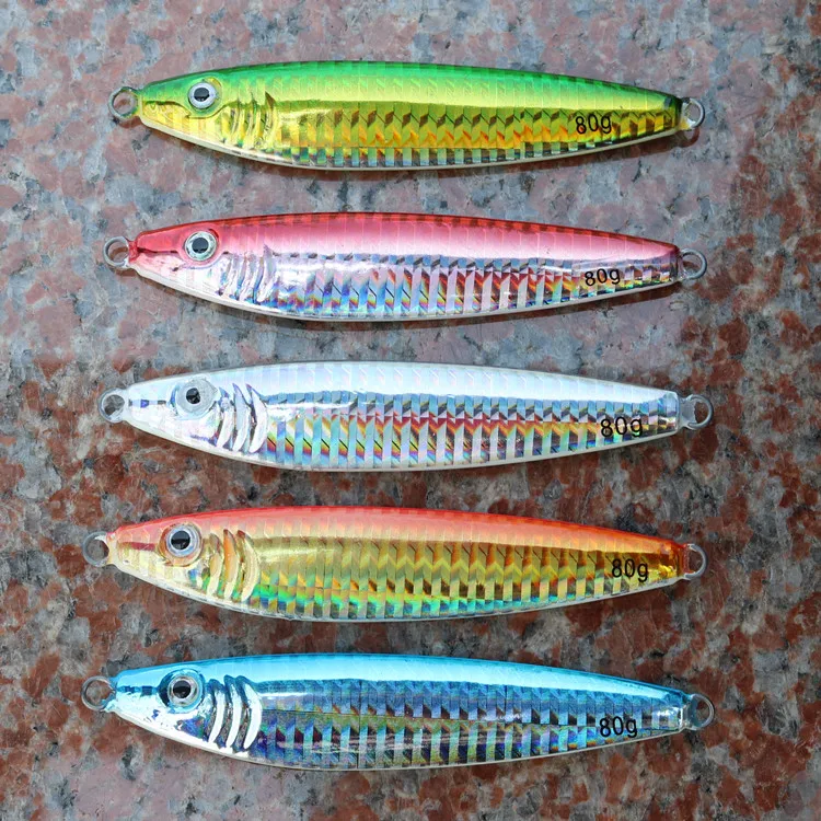 15pcs/lot Deep sea fishing lure lead fish jig 40g 60g 80g luminous belly, hard bait fishing lure without hook
15pcs/lot Deep sea fishing lure lead fish jig 40g 60g 80g luminous belly, hard bait fishing lure without hook
