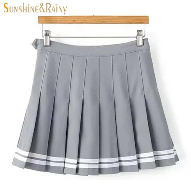 2017 autumn spring new girls skirts pleated schoolgirls skirt uniforms cos waist solid pleated candy stripe skirt female
2017 autumn spring new girls skirts pleated schoolgirls skirt uniforms cos waist solid pleated candy stripe skirt female