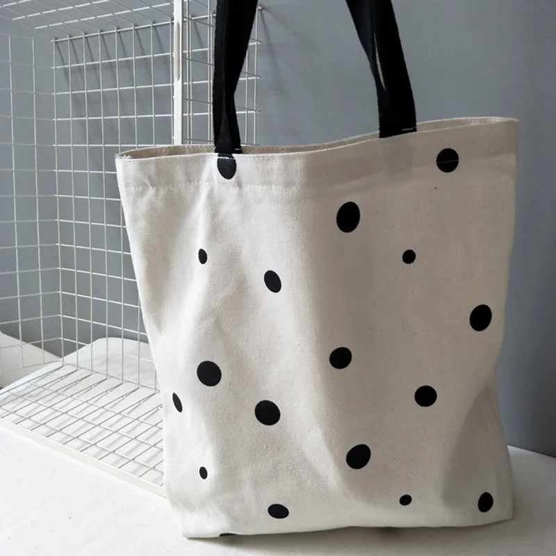 AUAU-Polka Dot Ulzzang Canvas Shoulder Bag Simple Wild Casual Portable Shopping Bag
AUAU-Polka Dot Ulzzang Canvas Shoulder Bag Simple Wild Casual Portable Shopping Bag