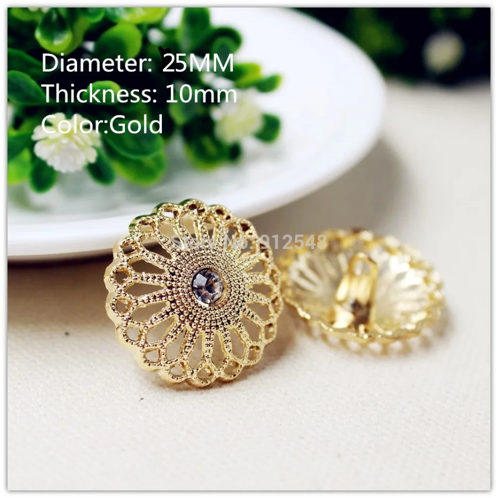 15418165 10pcs,metal&Rhinestones buttons for clothing in Gold Color,Pierced Decoration,garment accessories DIY material JS065
15418165 10pcs,metal&Rhinestones buttons for clothing in Gold Color,Pierced Decoration,garment accessories DIY material JS065