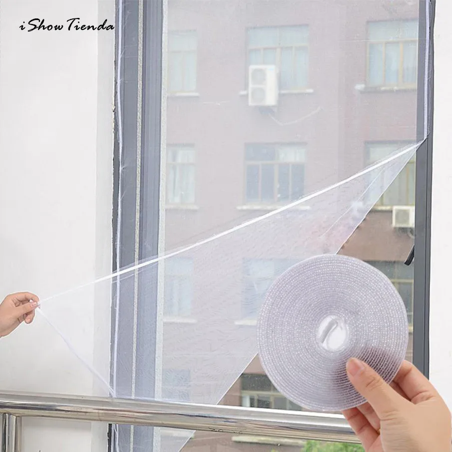 New Hot 1.3M*1.5M Self-adhesive Anti-mosquito Net Flyscreen Curtain Insect Fly Mosquito Bug Mesh Window Screen Home Supplies
New Hot 1.3M*1.5M Self-adhesive Anti-mosquito Net Flyscreen Curtain Insect Fly Mosquito Bug Mesh Window Screen Home Supplies