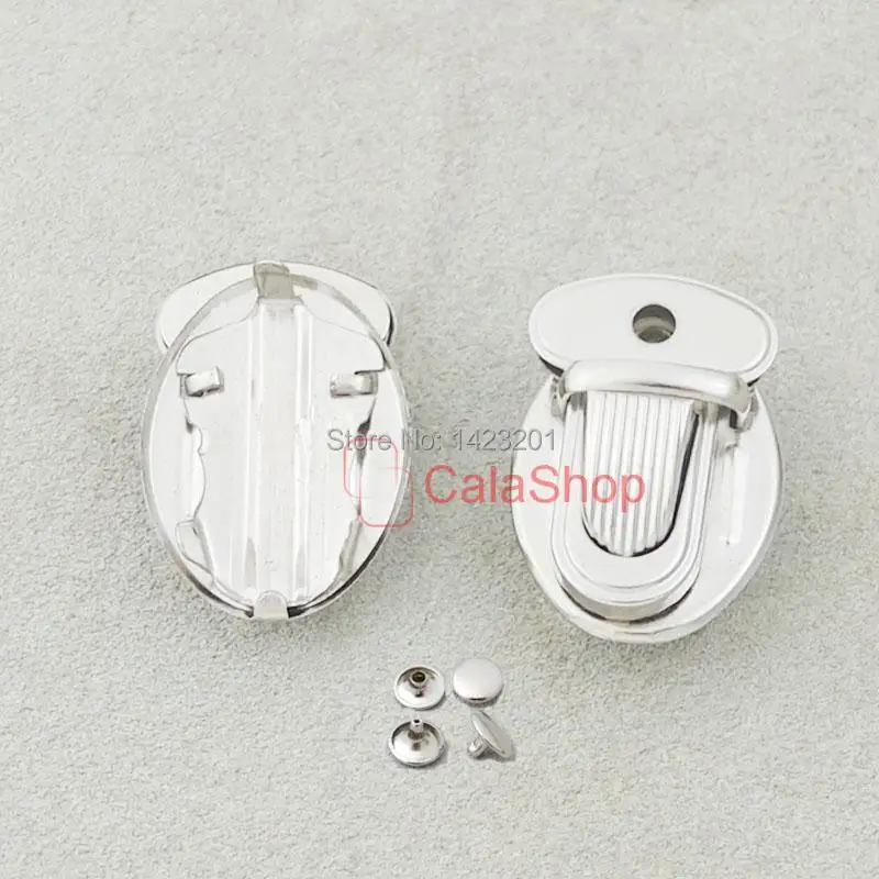 10 Pcs / Lot Catch Latch Trunk Button Latch Tuck Lock For Leather Purse Handbag With Double Round Cap Rivet
10 Pcs / Lot Catch Latch Trunk Button Latch Tuck Lock For Leather Purse Handbag With Double Round Cap Rivet