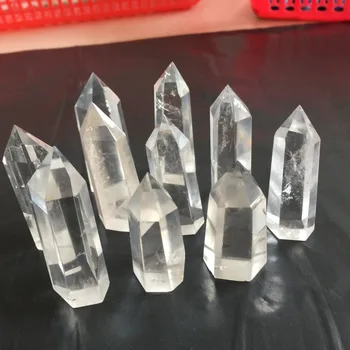 2017 Hot Sale Natural Clear Quartz Crystal Single Point Healing Wand 10pcs a lots for Wedding Decoration or Home Decor
2017 Hot Sale Natural Clear Quartz Crystal Single Point Healing Wand 10pcs a lots for Wedding Decoration or Home Decor