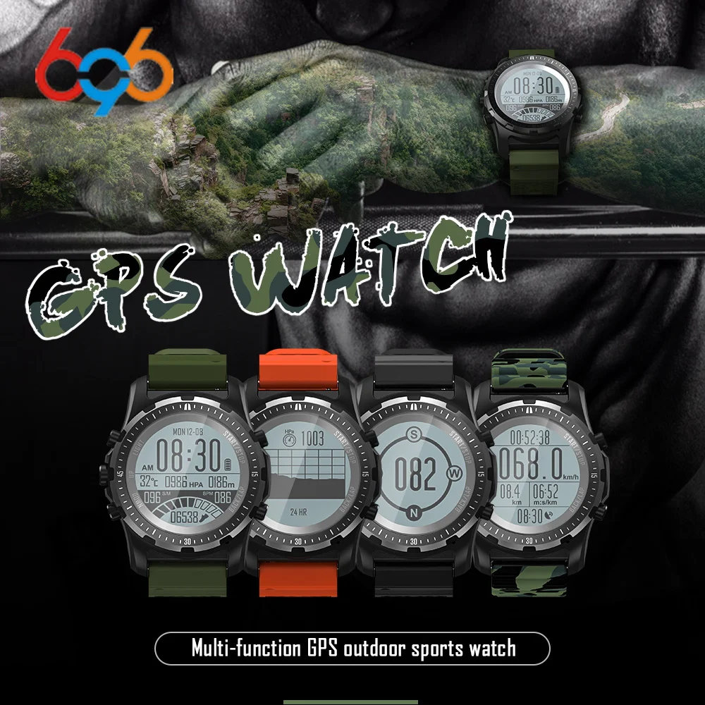 696 NEW S966 GPS Compass Speedometer Sport Watch Bluetooth Heart Rate monitor Smart Band Multi-sport fitness tracker Smart Watch
696 NEW S966 GPS Compass Speedometer Sport Watch Bluetooth Heart Rate monitor Smart Band Multi-sport fitness tracker Smart Watch