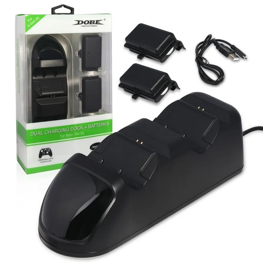 Dual Charging Station Dock For Microsoft Xbox One / Xbox One S / Xbox One X Controller Charger 2 Rechargeable Battery Pack
Dual Charging Station Dock For Microsoft Xbox One / Xbox One S / Xbox One X Controller Charger 2 Rechargeable Battery Pack