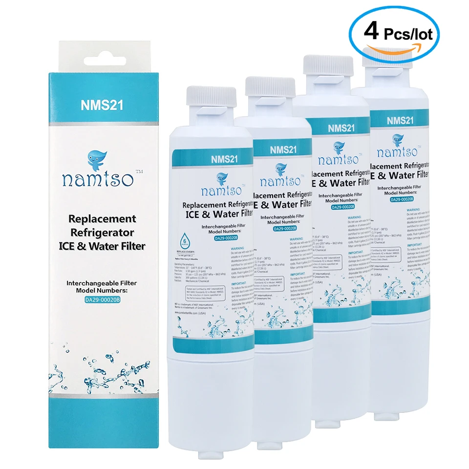 New Brand Namtso NMS21 Water Purifier Household Refrigerator Ice & Water Filter Replacement for Samsung DA29-00020B/A 4 Pcs/lot
New Brand Namtso NMS21 Water Purifier Household Refrigerator Ice & Water Filter Replacement for Samsung DA29-00020B/A 4 Pcs/lot