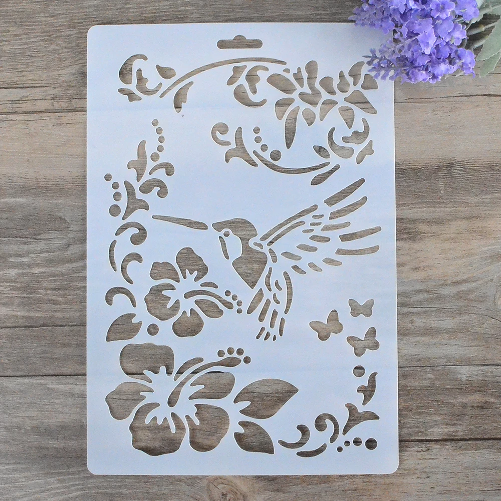 DIY Craft Bird Flower Layering Stencils For Walls Painting Scrapbooking Stamping Stamps Album Decorative Embossing Paper Cards
DIY Craft Bird Flower Layering Stencils For Walls Painting Scrapbooking Stamping Stamps Album Decorative Embossing Paper Cards