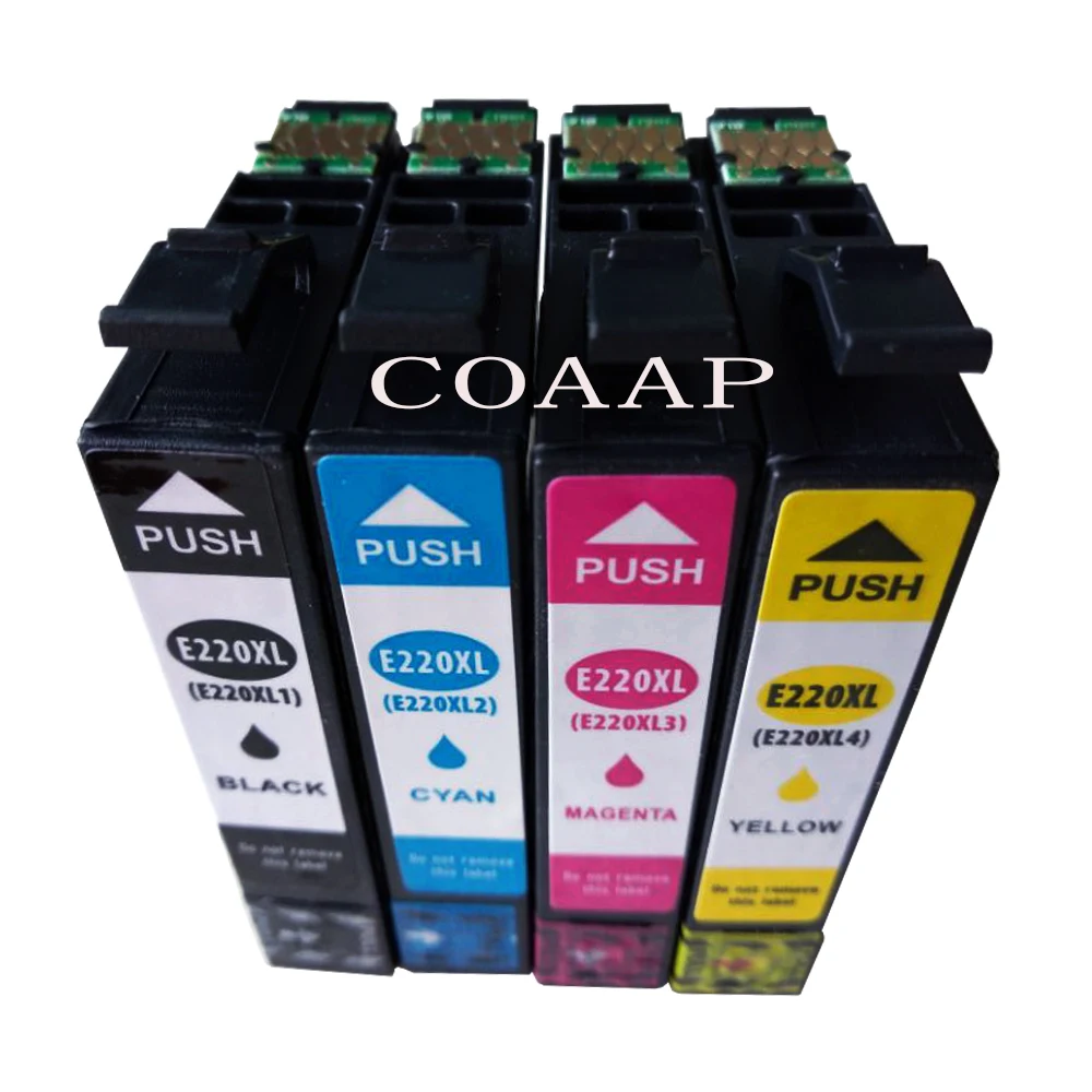 Новый список 4-Pk/упаковка 220 T220XL, чернильный картридж для Epson XP-320 420, 424, 2650, 2660
Новый список 4-Pk/упаковка 220 T220XL, чернильный картридж для Epson XP-320 420, 424, 2650, 2660