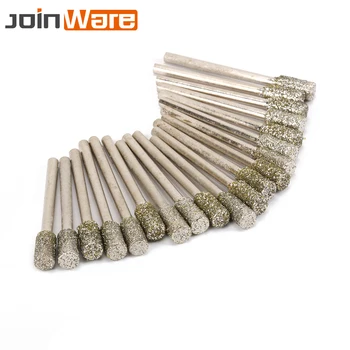 Diamond Grinding Head Cylindrical 3*5mm Mounted Point Burr Bit for Carving Jewlery Metal Rotary Abrasive Tool 20Pcs
Diamond Grinding Head Cylindrical 3*5mm Mounted Point Burr Bit for Carving Jewlery Metal Rotary Abrasive Tool 20Pcs