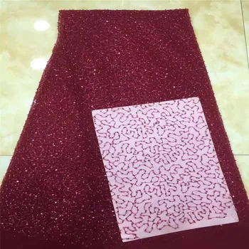 Wine Embroidery Nigeria Tulle Laces Black White French Net African Sequin Lace Fabric 2019 High Quality Lace For Party Dresses
Wine Embroidery Nigeria Tulle Laces Black White French Net African Sequin Lace Fabric 2019 High Quality Lace For Party Dresses