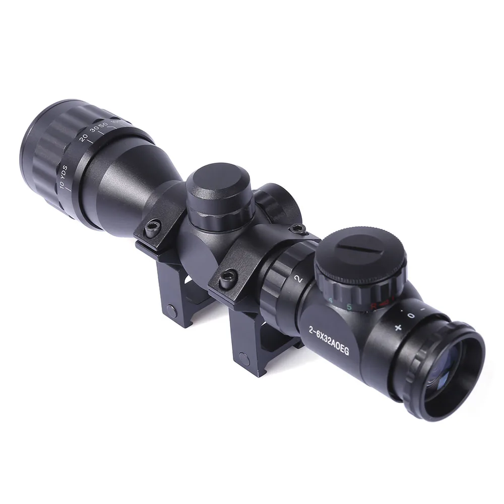 2 - 6 x 32AOEG Outdoor Hunting Tactical Telescope Fast Optical Sight with Scope Sunshade
2 - 6 x 32AOEG Outdoor Hunting Tactical Telescope Fast Optical Sight with Scope Sunshade