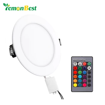 LemonBest 5/10W Round RGB LED Panel Light Concealed Recessed Ceiling Lamp with Remote Control AC 85-265V
LemonBest 5/10W Round RGB LED Panel Light Concealed Recessed Ceiling Lamp with Remote Control AC 85-265V