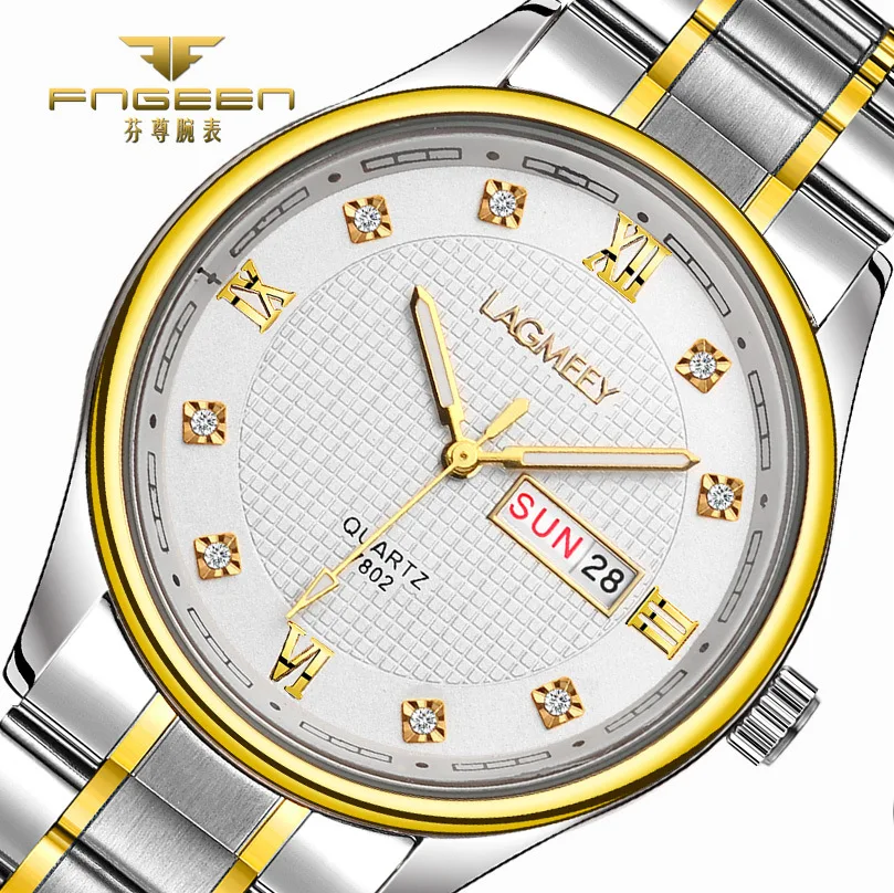 Men Watches 2019 Top Luxury Diamond Quartz Watch Mens Stainless Steel Watch Automatic Calendar Week Wristwatch
Men Watches 2019 Top Luxury Diamond Quartz Watch Mens Stainless Steel Watch Automatic Calendar Week Wristwatch