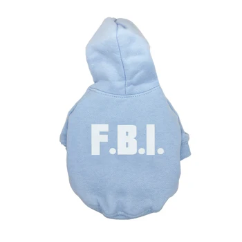 4 colors New FBI Printed Pet Puppy Dog Clothes Hoodies Jumpers Tracksuits for Chihuahua Teacup Care or Large Dogs
4 colors New FBI Printed Pet Puppy Dog Clothes Hoodies Jumpers Tracksuits for Chihuahua Teacup Care or Large Dogs