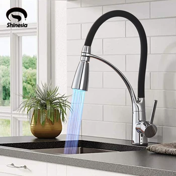 Black and Chrome Finish Kitchen Faucet Deck Mount Pull Out Dual Sprayer Nozzle Hot & Cold Water Kitchen Sink Faucet Mixer Taps
Black and Chrome Finish Kitchen Faucet Deck Mount Pull Out Dual Sprayer Nozzle Hot & Cold Water Kitchen Sink Faucet Mixer Taps